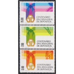 Portugal 1312/14 1976 Centenario de la caja general de depósitos MNH Portugal 1312/14 1976 Centenario de la caja general de depósitos MNH