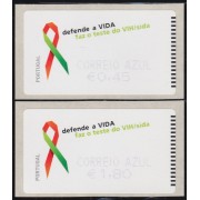 Portugal Atms 2006 SMD Lucha contra el sida 2v D-85