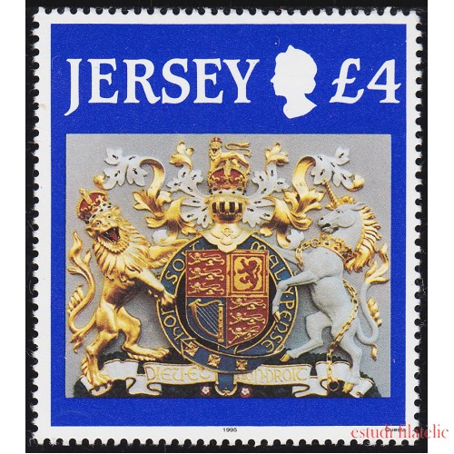 Jersey 672 1995 Escudo de Gran Bretaña MNH