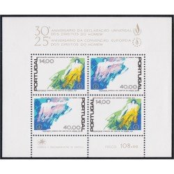 Portugal HB 24 1978 30 Aniversario de la Declaración Universal de MNH Portugal HB 24 1978 30 Aniversario de la Declaración Universal de MNH