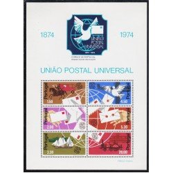 Portugal HB 15 1974 Centenario de la UPU MNH Portugal HB 15 1974 Centenario de la UPU MNH