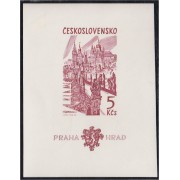 Checoslovaquía HB 24 1964 Milenario del castillo de Praga MH