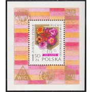 Polonia Poland HB 78 1978 Monumento de la Juventud en Polonia MNH