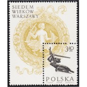 Polonia Poland HB 42 1965 7º Centenario de Varsovia MNH