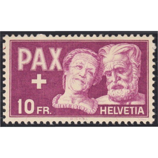 Suiza Switzerland 417 1945 Serie la Paz Pareja MH Suiza Switzerland 417 1945 Serie la Paz Pareja MH