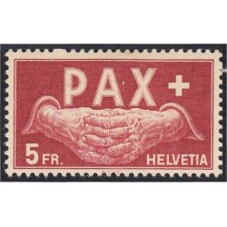 Suiza Switzerland 416 1945 Serie la Paz Manos en oración MH Suiza Switzerland 416 1945 Serie la Paz Manos en oración MH