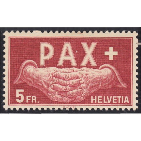 Suiza Switzerland 416 1945 Serie la Paz Manos en oración MH Suiza Switzerland 416 1945 Serie la Paz Manos en oración MH