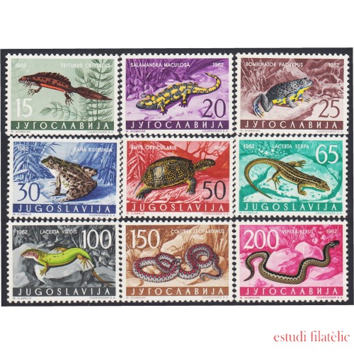 Yugoslavia 905/13 1962 Fauna Animales diversos MNH