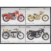 Malta 1480/83 2007 Motocicletas MNH