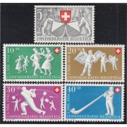 Suiza Switzerland 507/11 1951 Sexto centenario de la entrada de Zurich en la Confederación MH