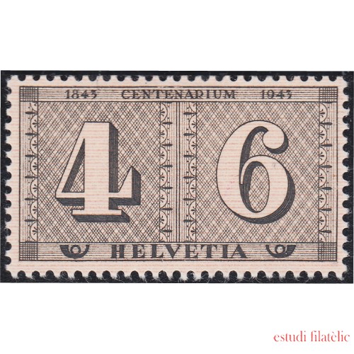 Suiza Switzerland 384 1943 Centenario del sello de Zurich MH