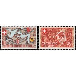 Suiza Switzerland 368/69 1941 Pro patria 650 Aniversario de la Confederación MH Suiza Switzerland 368/69 1941 Pro patria 650 Aniversario de la Confederación MH