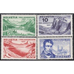 Suiza Switzerland 250/53 1931 Pro juventud Alexandre Vinet Lagos MH Suiza Switzerland 250/53 1931 Pro juventud Alexandre Vinet Lagos MH