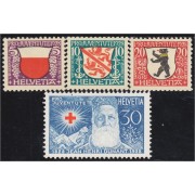Suiza Switzerland 231/34 1928 Escudos de Villas MH