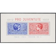 Suiza Switzerland HB 3 1937 Pro Juventud MNH