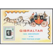 Gibraltar HB 14 1990 150 Aniversario de la creación del primer timbre postal MNH