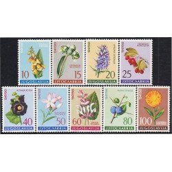 Yugoslavia 843/51 1961 Flores Medicinales MNH Yugoslavia 843/51 1961 Flores Medicinales MNH