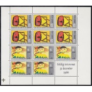 Holanda Netherlands HB 3 1965 Recargo en beneficio de organizaciones benéficas Dibujos infantiles MNH