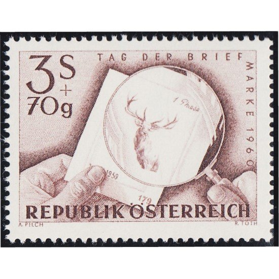 Österreich Austria 924 1960 Día del sello MNH Österreich Austria 924 1960 Día del sello MNH