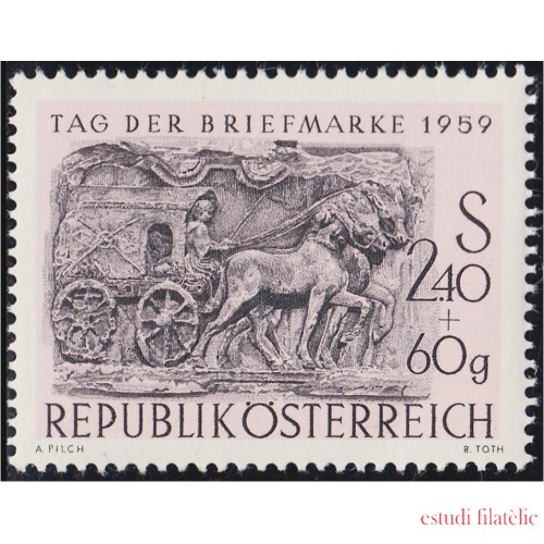Österreich Austria 914 1959 Día del sello MNH