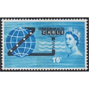 Gran Bretaña 381 1963 Inauguración del cable trans-oceánico 