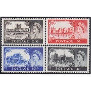 Gran Bretaña 283/86 1955 Elizabeth II Corona de San Eduardo MNH
