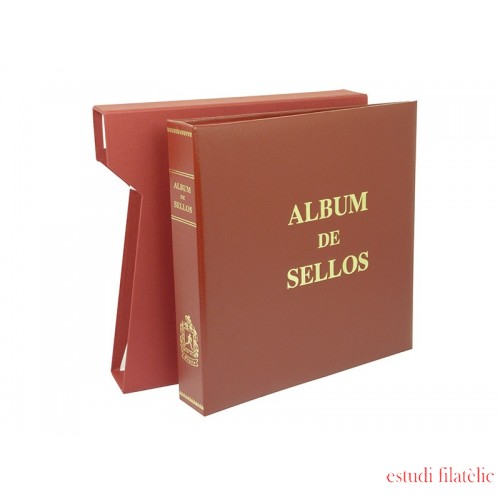 Álbum de sellos Olegario IMPERIAL Título Album de sellos Rojo 084042