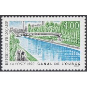 France Francia 2764 1992 El canal de Orcq MNH France Francia 2764 1992 El canal de Orcq MNH