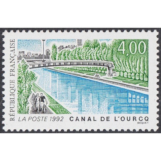 France Francia 2764 1992 El canal de Orcq MNH France Francia 2764 1992 El canal de Orcq MNH
