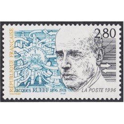 France Francia 2994 1996 Centenario del nacimiento de Jacques Rueff MNH France Francia 2994 1996 Centenario del nacimiento de Jacques Rueff MNH