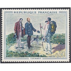 France Francia 1363 1962 Pintura de Maitros Courbet MNH France Francia 1363 1962 Pintura de Maitros Courbet MNH