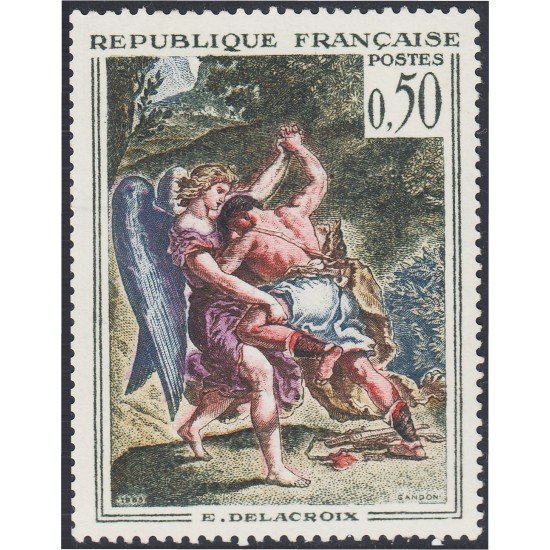 France Francia 1376 1963 Obra de arte MNH France Francia 1376 1963 Obra de arte MNH