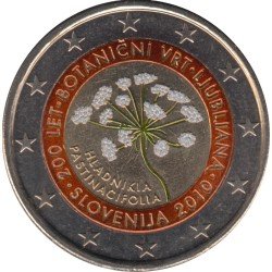 Eslovenia 2010 2 € euros conmemorativos Color Bicentenario Jardín botánico Liubiana Eslovenia 2010 2 € euros conmemorativos Color Bicentenario Jardín botánico Liubiana