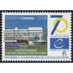 España Spain 5315 2019 70 Aniversario del Consejo de Europa MNH España Spain 5315 2019 70 Aniversario del Consejo de Europa MNH