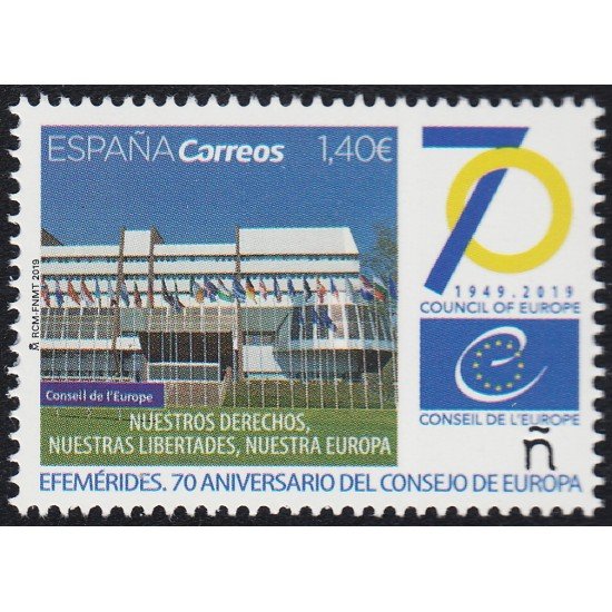 España Spain 5315 2019 70 Aniversario del Consejo de Europa MNH