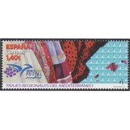España Spain 5329 2019 Trajes regionales del Mediterráneo MNH