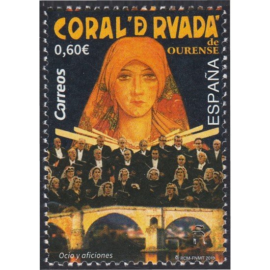 España Spain 5327 2019 Coral de Ruada Ourense MNH