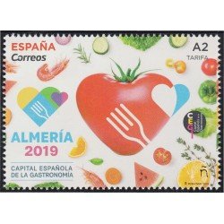 España Spain 5289 2019 Almería Capital Española de Gastronomía 2019 MNH Tarifa A2 España Spain 5289 2019 Almería Capital Española de Gastronomía 2019 MNH Tarifa A2