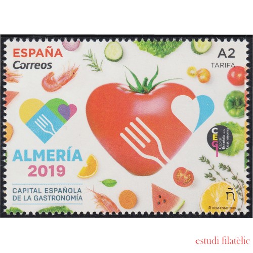 España Spain 5289 2019 Almería Capital Española de Gastronomía 2019 MNH Tarifa A2