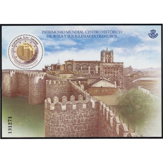 España Spain 5301 2019 Patrimonio Mundial Centro Histórico de Ávila y sus Iglesias Extramuros MNH España Spain 5301 2019 Patrimonio Mundial Centro Histórico de Ávila y sus Iglesias Extramuros MNH