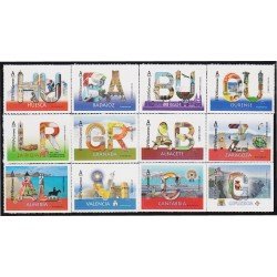 España Spain 5272/83 2019 12 meses 12 sellos MNH Tarifa A España Spain 5272/83 2019 12 meses 12 sellos MNH Tarifa A