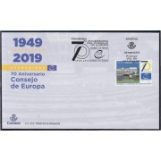 España Spain 5315 2019 70 Aniversario del Consejo de Europa SPD Sobre Primer Día
