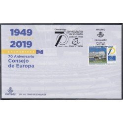 España Spain 5315 2019 70 Aniversario del Consejo de Europa SPD Sobre Primer Día España Spain 5315 2019 70 Aniversario del Consejo de Europa SPD Sobre Primer Día