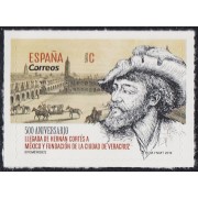 España Spain 5312 2019 LLegada de Hernán Cortés a México MNH Tarifa C