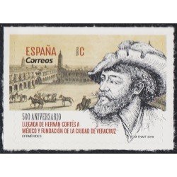 España Spain 5312 2019 LLegada de Hernán Cortés a México MNH Tarifa C España Spain 5312 2019 LLegada de Hernán Cortés a México MNH Tarifa C