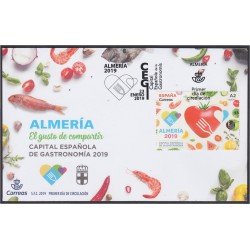 España Spain 5289 2019 Almería Capital Española de Gastronomía 2019 SPD Sobre Primer Día España Spain 5289 2019 Almería Capital Española de Gastronomía 2019 SPD Sobre Primer Día