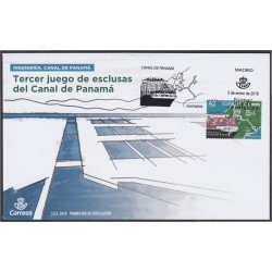 España Spain 5284 2019 Canal de Panamá SPD Sobre Primer Día España Spain 5284 2019 Canal de Panamá SPD Sobre Primer Día