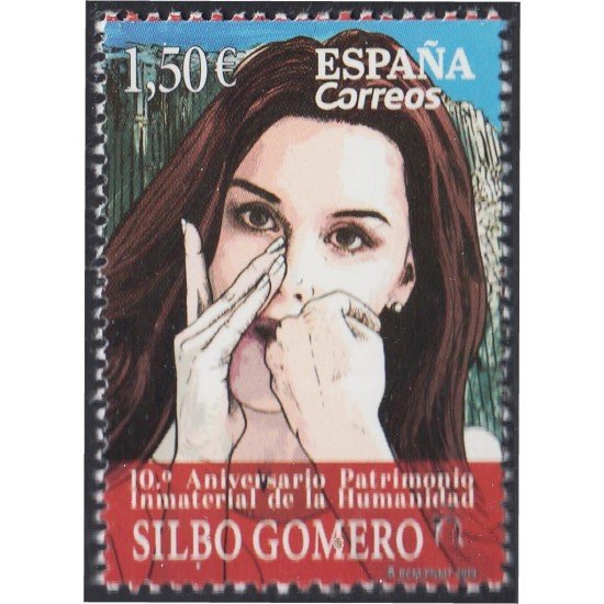 España Spain 5360 2019 10 Aniversario Patrimonio Inmaterial de la Humanidad Silbo Gomero MNH España Spain 5360 2019 10 Aniversario Patrimonio Inmaterial de la Humanidad Silbo Gomero MNH