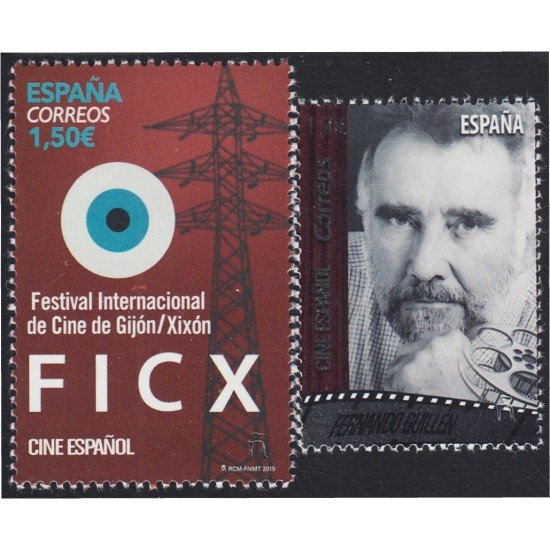 España Spain 5358/59 2019 Cine Español MNH