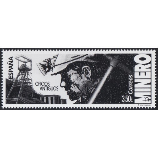 España Spain 5349 2019 Oficios Antiguos Mineros MNH